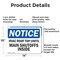 Signmission Hvac Roof Top Units Main Shutoffs Inside, 14 in W x Rectangle, Aluminum OS-2PACK-NS-A-1014-L-13561 - alternate 3